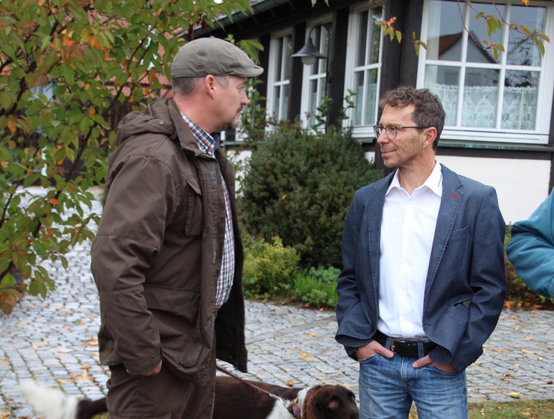 Unser Wald ver&auml;ndert sich - Eine Veranstaltung von Barbara Becker, MdL mit Waldgang und Betriebsbesichtigung in Geiselwind am 2.10.2019<br />