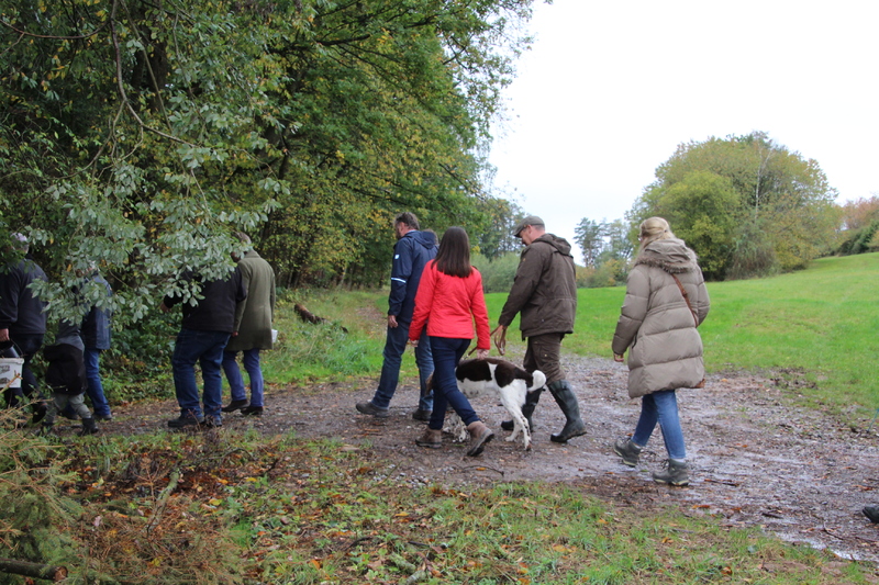 Unser Wald ver&auml;ndert sich - Eine Veranstaltung von Barbara Becker, MdL mit Waldgang und Betriebsbesichtigung in Geiselwind am 2.10.2019<br />