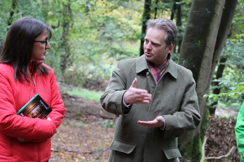 Unser Wald ver&auml;ndert sich - Eine Veranstaltung von Barbara Becker, MdL mit Waldgang und Betriebsbesichtigung in Geiselwind am 2.10.2019<br />