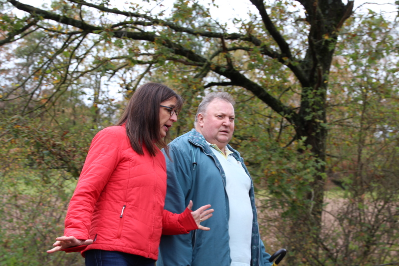 Unser Wald ver&auml;ndert sich - Eine Veranstaltung von Barbara Becker, MdL mit Waldgang und Betriebsbesichtigung in Geiselwind am 2.10.2019<br />