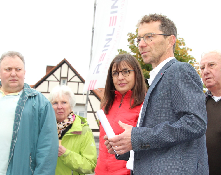 Unser Wald ver&auml;ndert sich - Eine Veranstaltung von Barbara Becker, MdL mit Waldgang und Betriebsbesichtigung in Geiselwind am 2.10.2019<br />